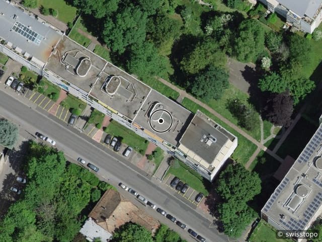 Luftbild Chemin des Crêts-de-Champel 17, Genève