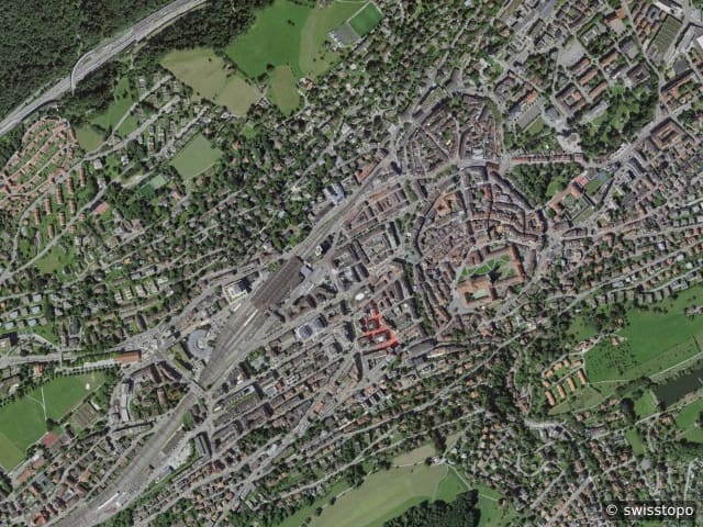 Luftbild St. Gallen