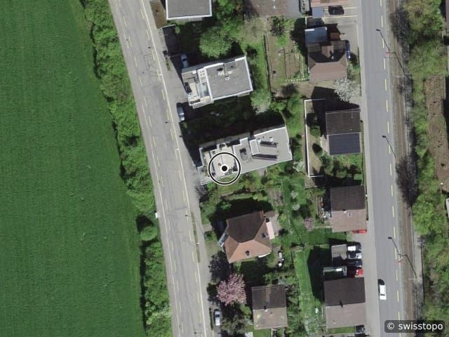 Luftbild Aarestrasse 12, Zollikofen