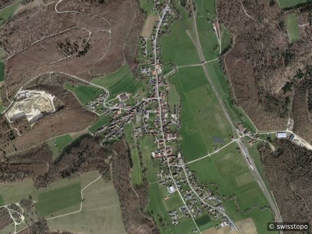 Luftbild Courtemaîche