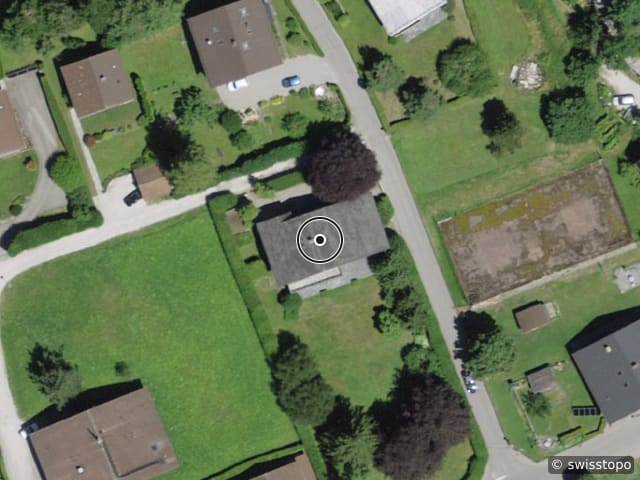 Luftbild Chemin David Niven 10, Château-d'Oex