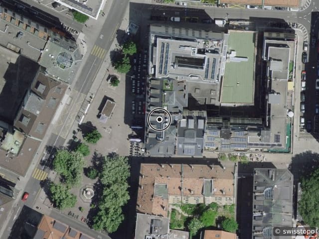Luftbild Place de la Navigation 6, Genève