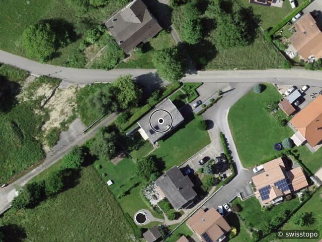 Luftbild Route de la Pernalla 47, Bussy