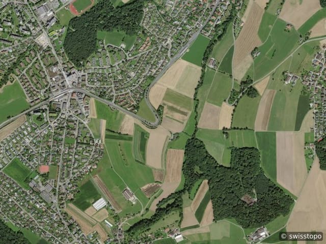 Luftbild Berikon