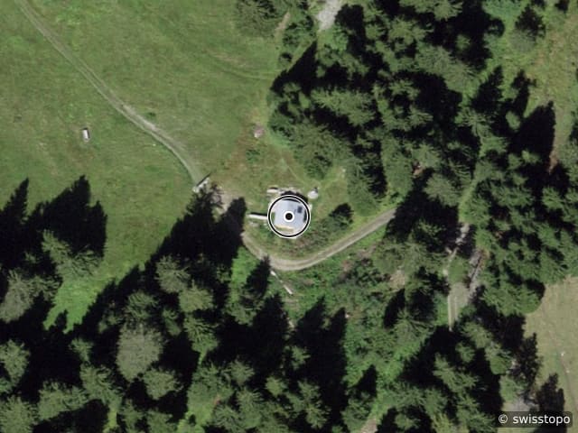 Luftbild Via D’Alp Veglia 48, Rueun