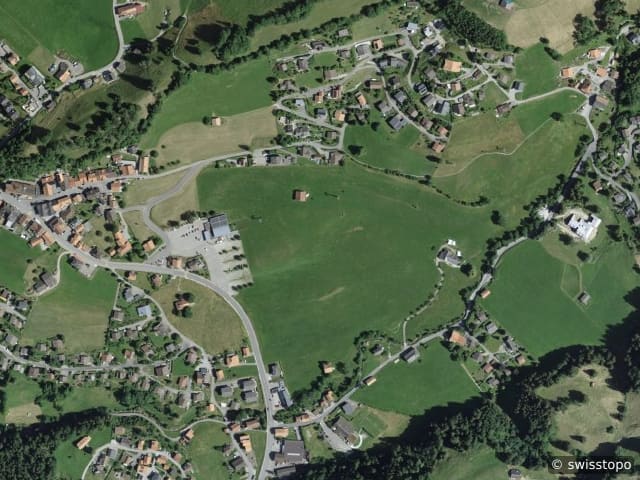 Luftbild Charmey (Gruyère)