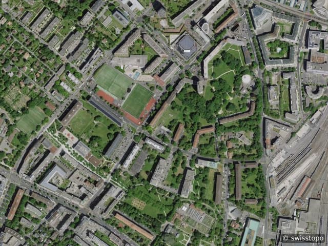 Luftbild Geneva