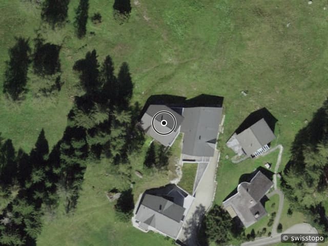 Luftbild Börtjistrasse 20B, Davos Dorf