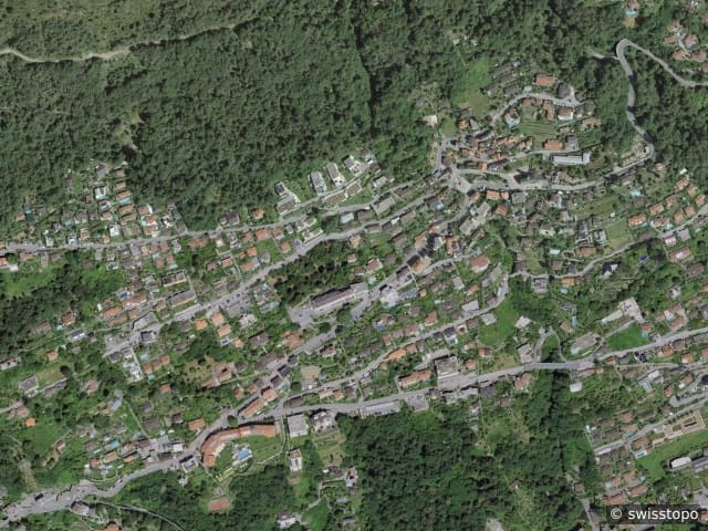 Luftbild Via Caselle 39, Orselina