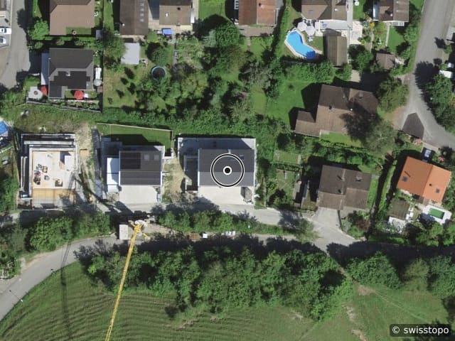 Luftbild Hubelweg 4, Teufenthal