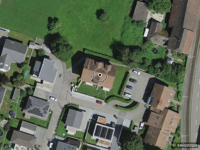 Luftbild Steinackerring 24, Hirschthal
