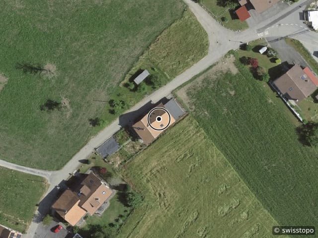 Luftbild Route du Rafour 11, Corpataux