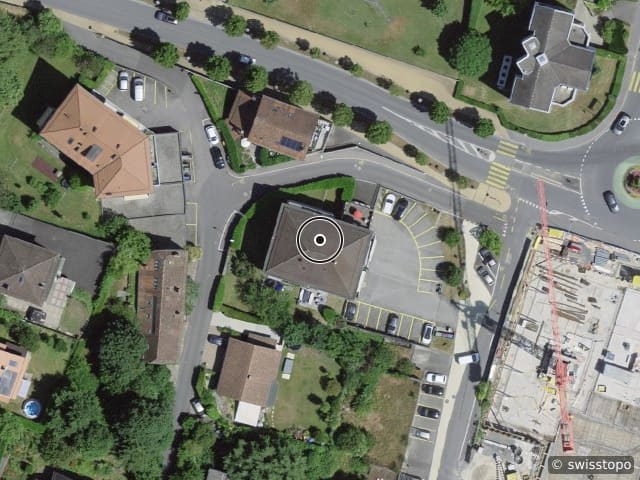 Luftbild Rue de Bassenges 2, Ecublens VD