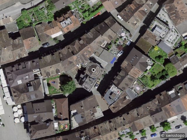 Luftbild Herrengasse 7, Rapperswil