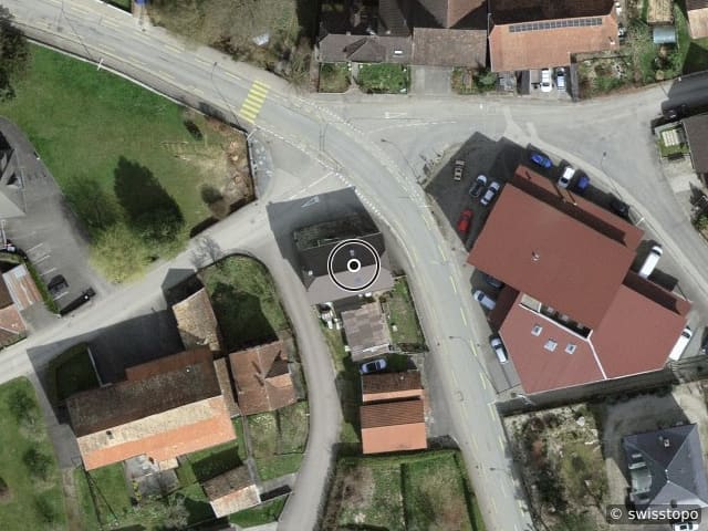 Luftbild Rue de la Gare 61, Bonfol
