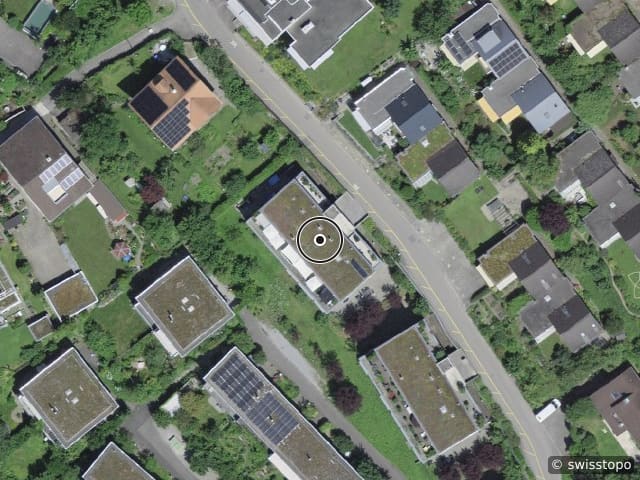 Luftbild Höheweg 23, Thun
