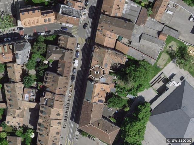 Luftbild Rue Ancienne 29, Carouge