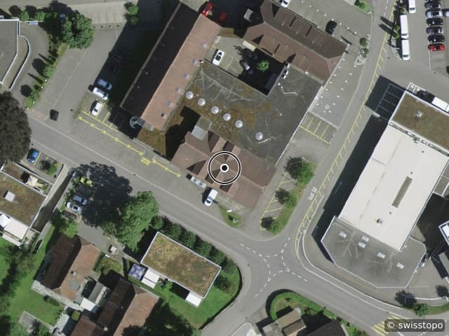Luftbild Alte Bahnhofstrasse 27, Villmergen