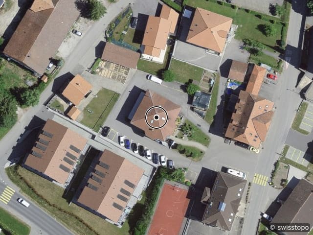 Luftbild route de l’Eglise 5, Mézières