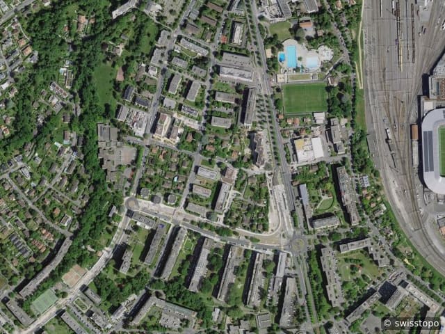 Luftbild Ch de Gilly 32, Grand-Lancy