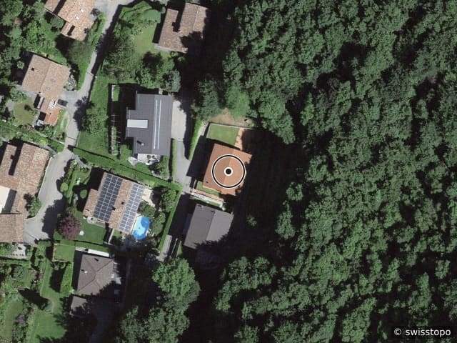Luftbild Via San Salvatore 18, Carabbia