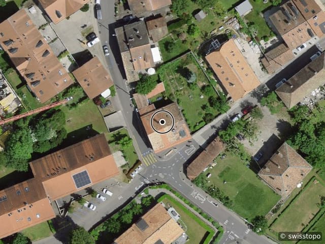 Luftbild Chemin Pontverre 16, Genève