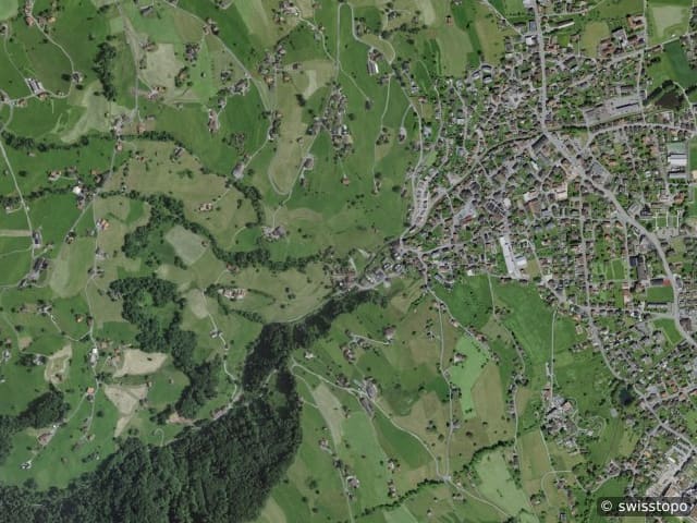 Luftbild Grabserberg