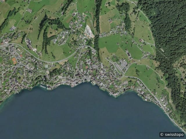 Luftbild: das Gebiet