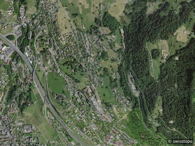 Luftbild Montreux