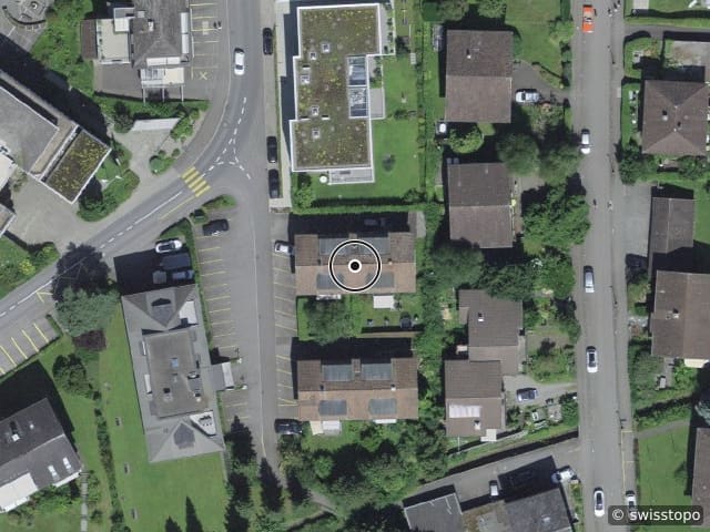 Luftbild Mattstrasse 13, Hergiswil
