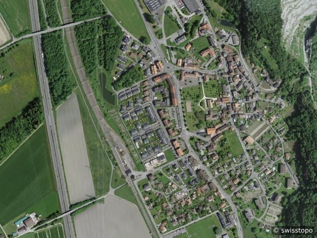 Luftbild Route de Montjoux 1, Roche
