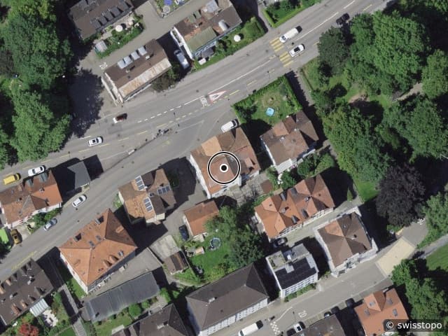 Luftbild Ruhbergstrasse 1, St. Gallen