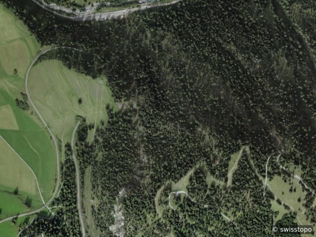 Luftbild Bergün/Bravuogn