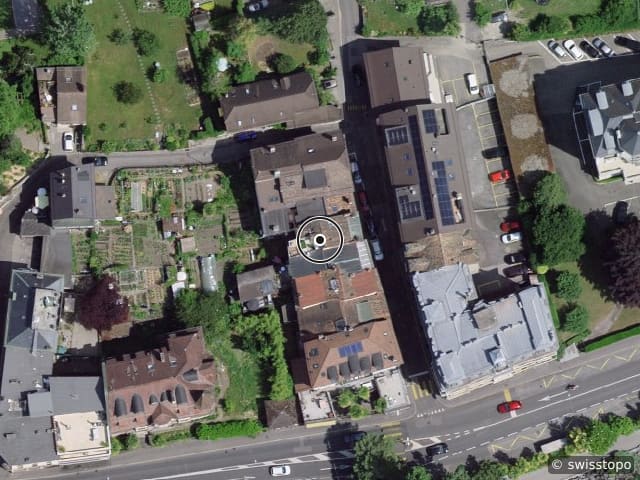 Luftbild Rue du Port 9, Clarens