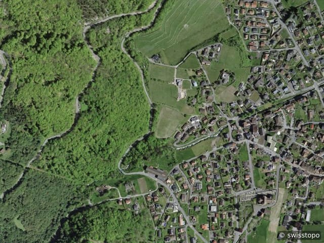 Luftbild: das Gebiet