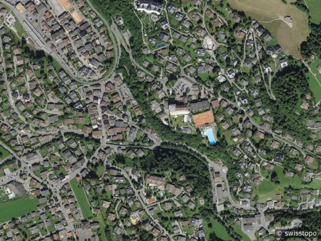 Luftbild Gstaad Saanenland