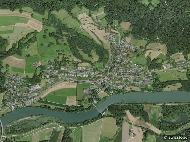 Luftbild Biberstein