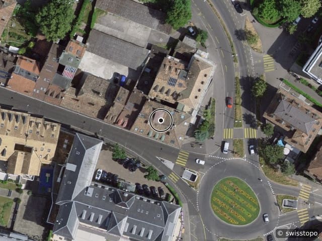 Luftbild Rue d'Italie 2, Vevey