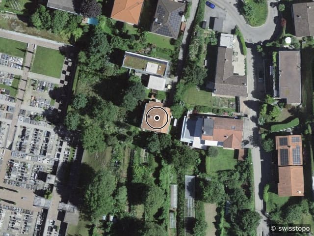 Luftbild Via Probello 20 A, Pregassona
