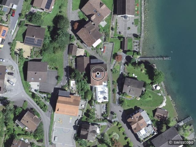 Luftbild Im Dorf 3, Bauen