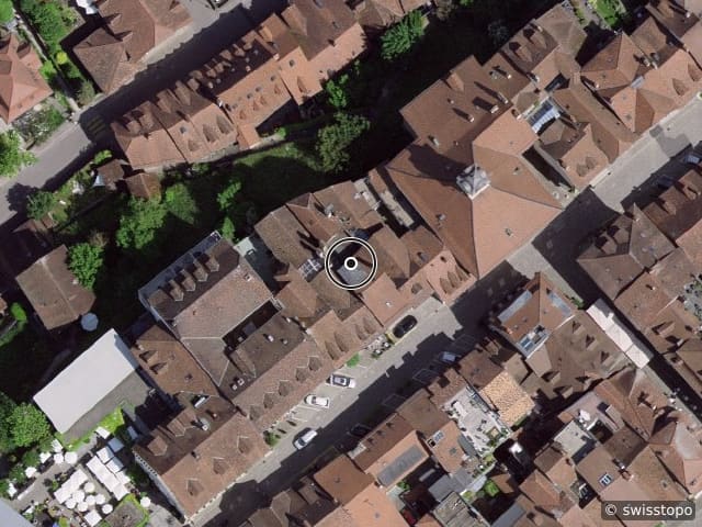 Luftbild Rathausgasse 11, Murten