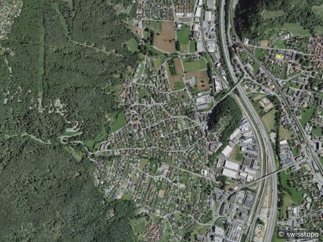 Luftbild Gravesano