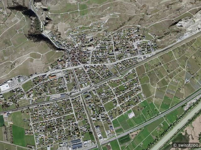 Luftbild Sierre