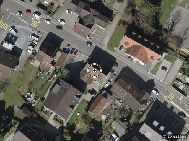 Luftbild Zürichstrasse 17, Hinwil