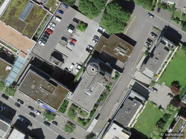 Luftbild Landstrasse 79, Wettingen
