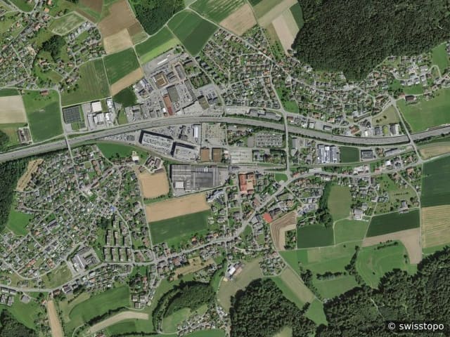 Luftbild Safenwil