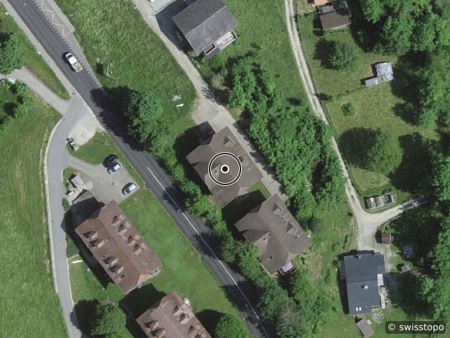 Luftbild Rufenen 30, Plaffeien