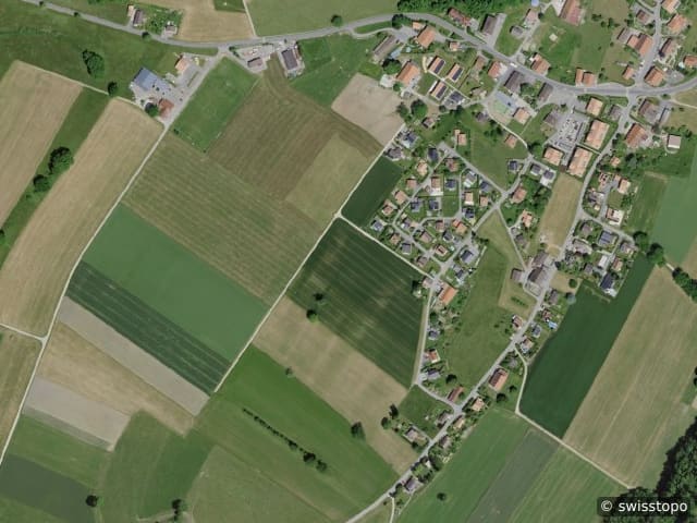 Luftbild Billens