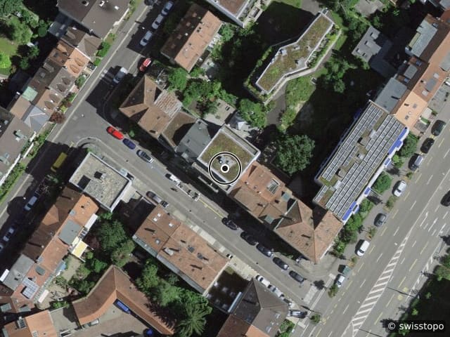 Luftbild Ziegelstrasse 8, Basel