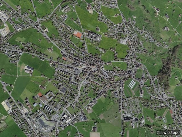 Luftbild Schwyz